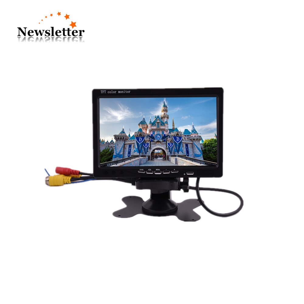7 inch TFT lcd monitor with AV VGA input monitor