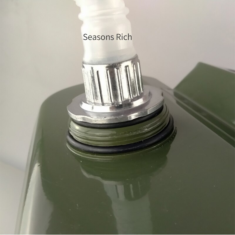 Pot métallique de 20l en acier inoxydable avec 3 poignées, réservoir de stockage avec bec en alliage d&#39;aluminium