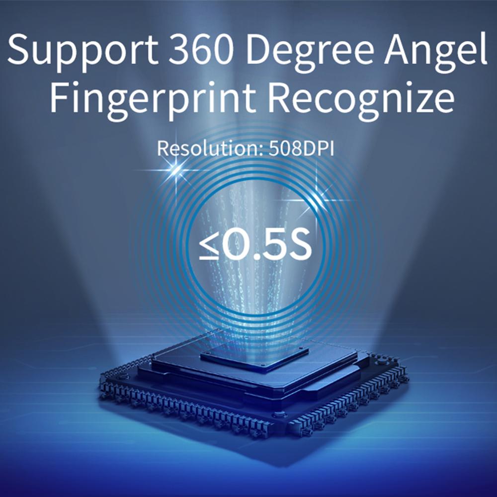 Anytek L13 Smart Fingerprint Padlock Replaceable Button Cell Operated Keyless Smart fingerprint lock for Door Bag Luggage Case