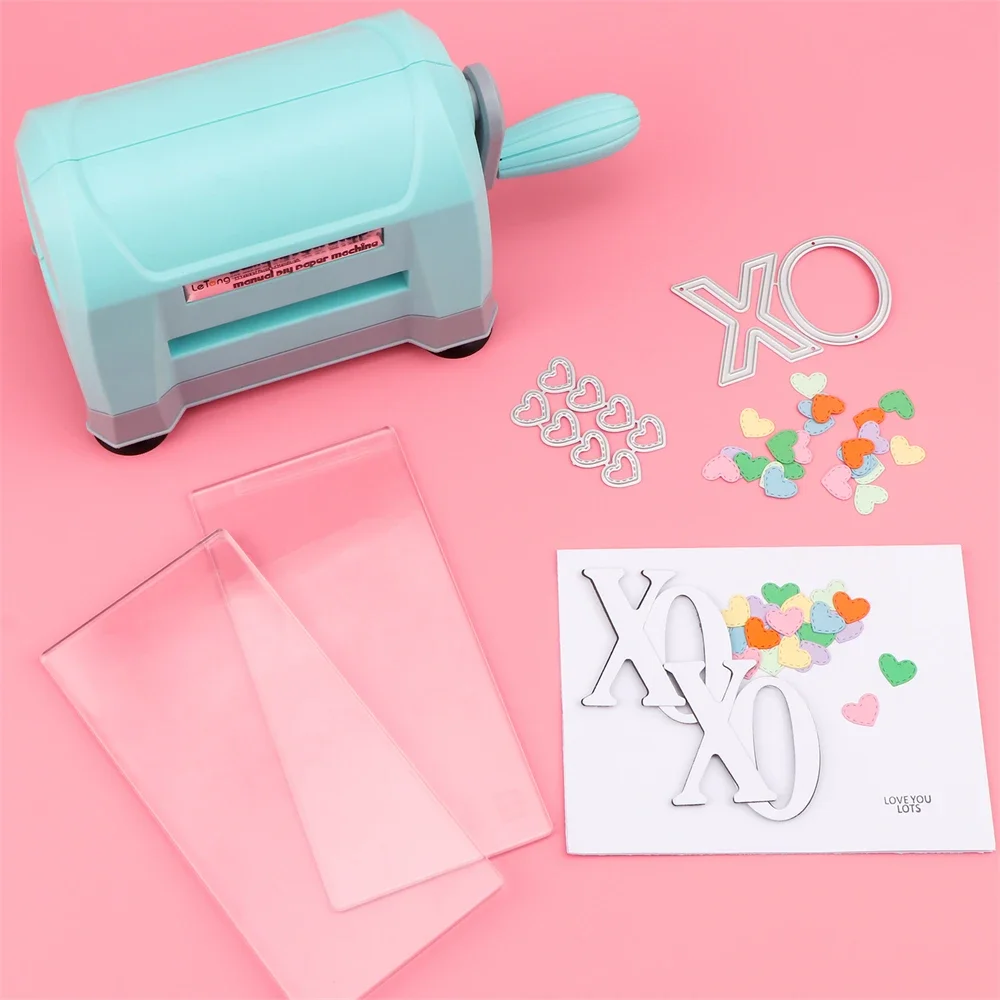 Mini troqueladora Manual portátil, máquina de grabado en papel troquelado y troquelado para hacer tarjetas, herramienta artesanal DIY para álbumes de recortes