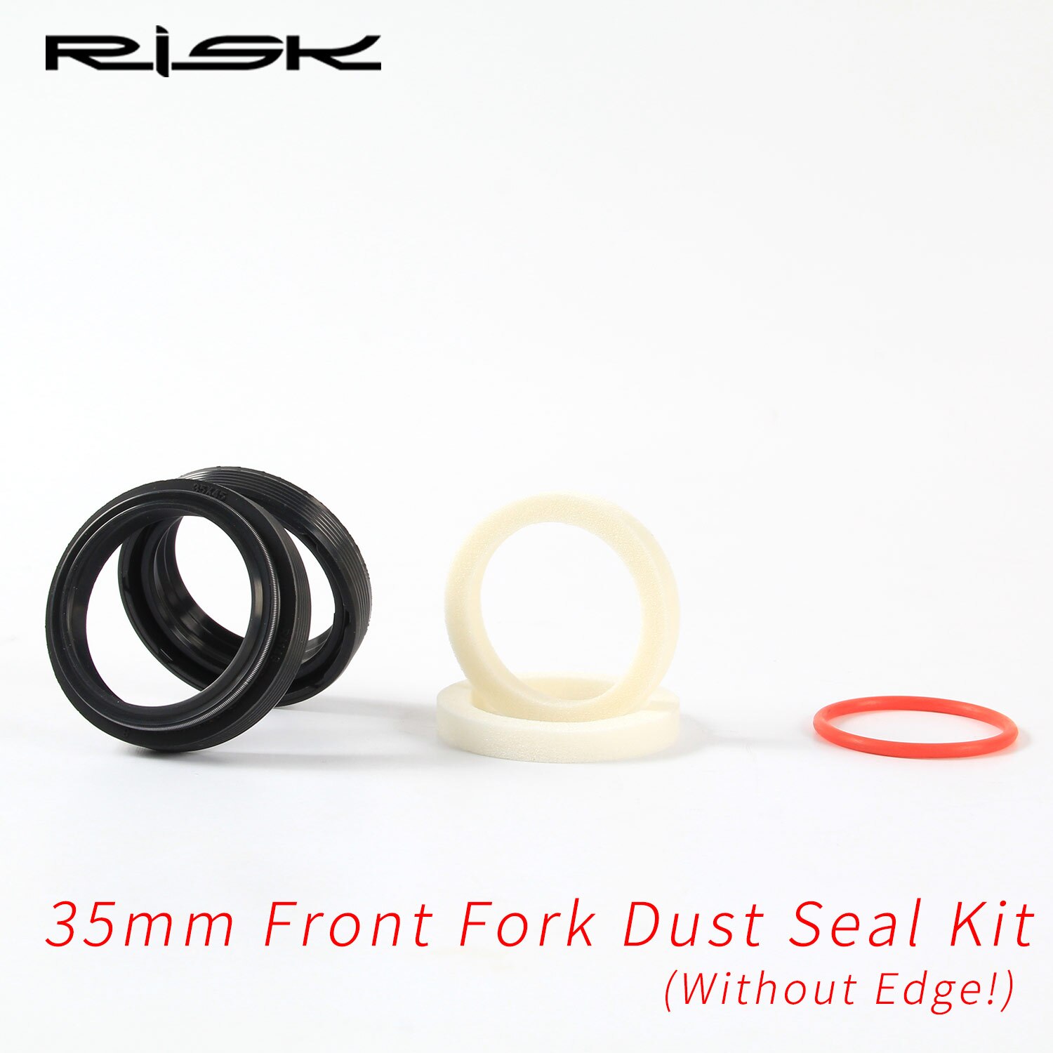 RISK Mountain Bicycle Bike Suspension Front Fork Dust Seal Oil Seal 32mm Sponge Ring MTB Inner Tube Installation Tool For XCR: 35mm set