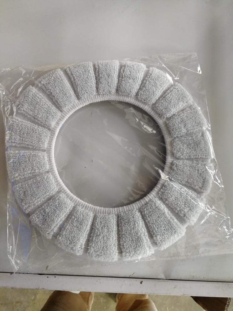 Ocieplacz na zimę wygodne zmywalne sedes robić łazienki wypełnienie miękka cieplejsza nakładka na poduszkę poduszka akcesoria łazienkowe: Jasny szary