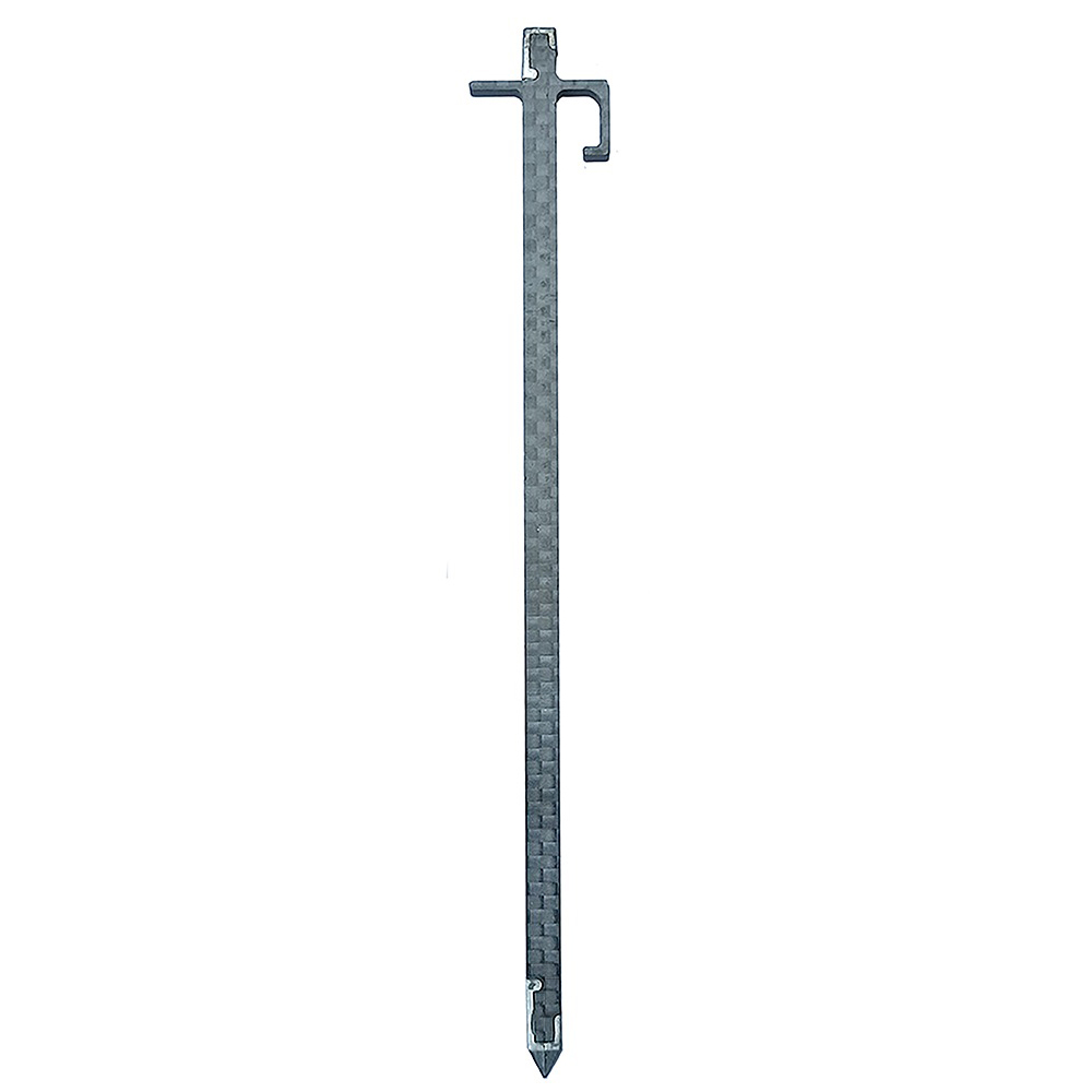 Ultraleichter Zelthering aus Kohlefaser, Titanlegierung, Verbundmaterial, Zeltnagel, neue Erfindung, 5G, 5,9 Zoll, 15,0 cm: Braun