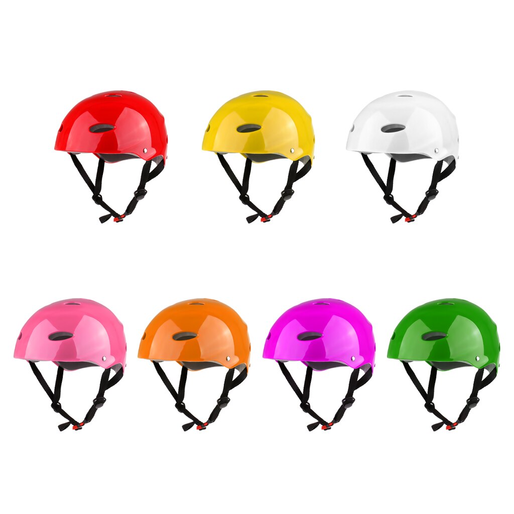 Colorful Adjustable Water Sports Safety Helmet Hard Protection Hat for Wakeboard Kayak Canoe Surf Skate All Sizes Skateboard Jet