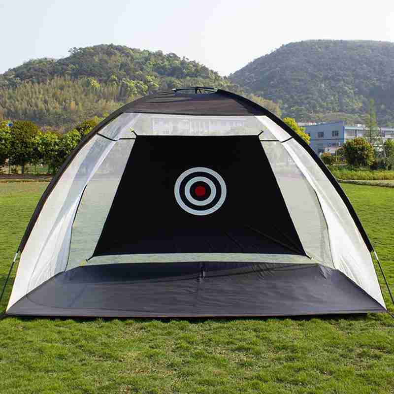 2m*1.4m*1m Golf Practice Net Golf Hitting Cage Garden Grassland Practice Tent Golf Training Equipment Indoor Outdoor