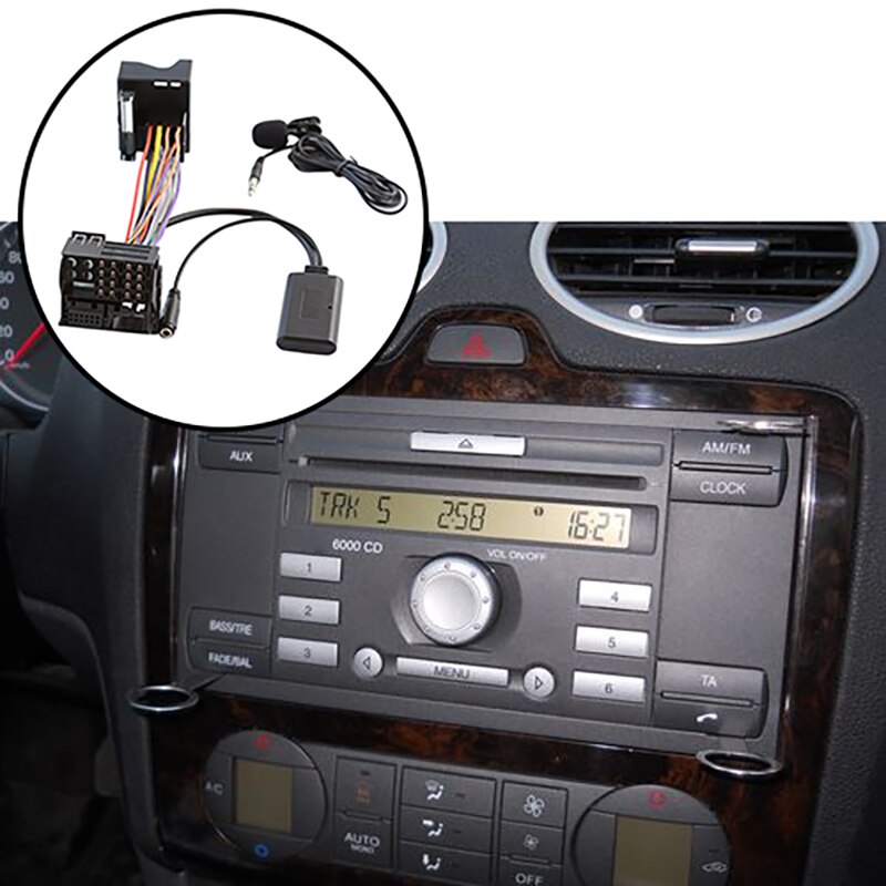 Auto Bluetooth 5,0 Aux Kabel Mikrofon Freisprecheinrichtung praktisch Freies Aufruf Adapter für 6000 CD Ford Mondeo Fokus Fest: Ursprünglich Titel
