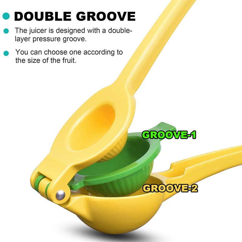 Manual Juicer Citrus Lemon Squeezer Manual Citrus Press Juicer Fruit Juicer Aluminum alloy Hand Juicer Kitchen Tool