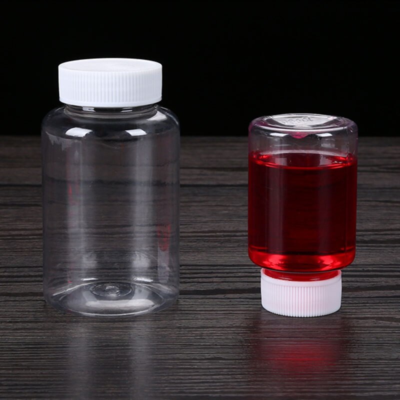 Botellas de plástico PET vacías de 15ml/20ml/30ml/100ml, botellas de sellado sólidas, frasco de medicina en polvo, envase de frasco de embalaje de reactivo 50 Uds.