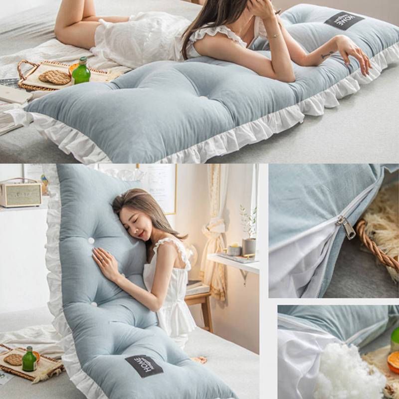 100cm store lange læsepude sengen pude ryglæn pude stor sofa talje pude soveværelse pude til tatami dobbeltseng