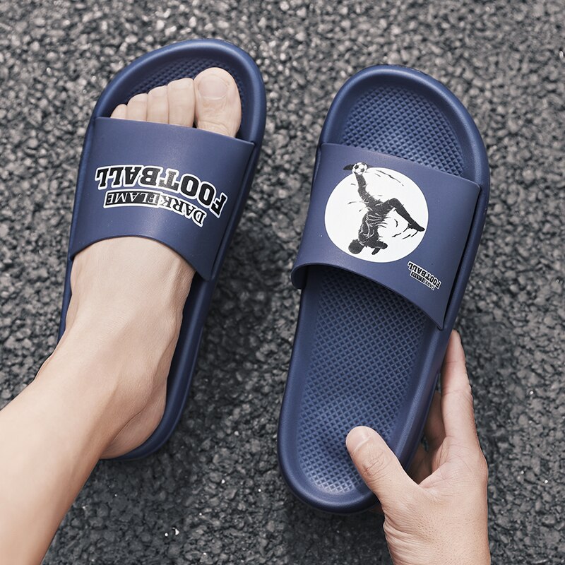 Summer Mens Foot Massage Football King Slippers Accupressure Home Indoor Men Slides Slide Slipper Sleepers House Room