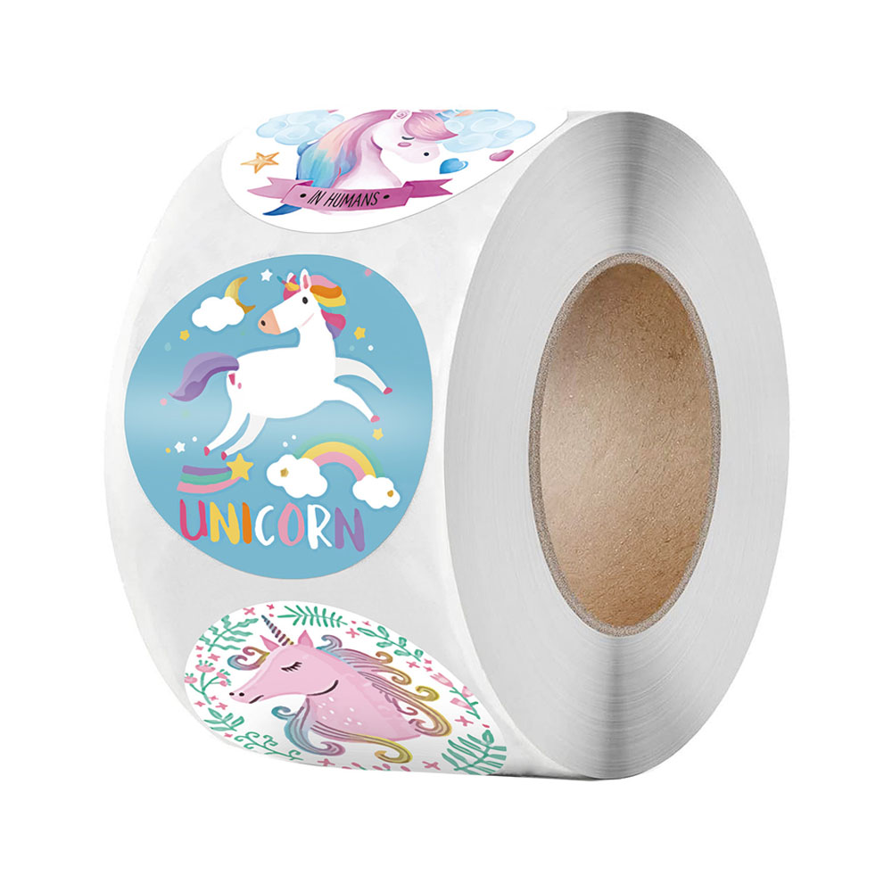 100-500pcs Reward Sticker for Kids Unicorn Animal Cute Pattern Animals cartoon Stickers School Teacher Supplies Child Sticker: QY850-300pcs