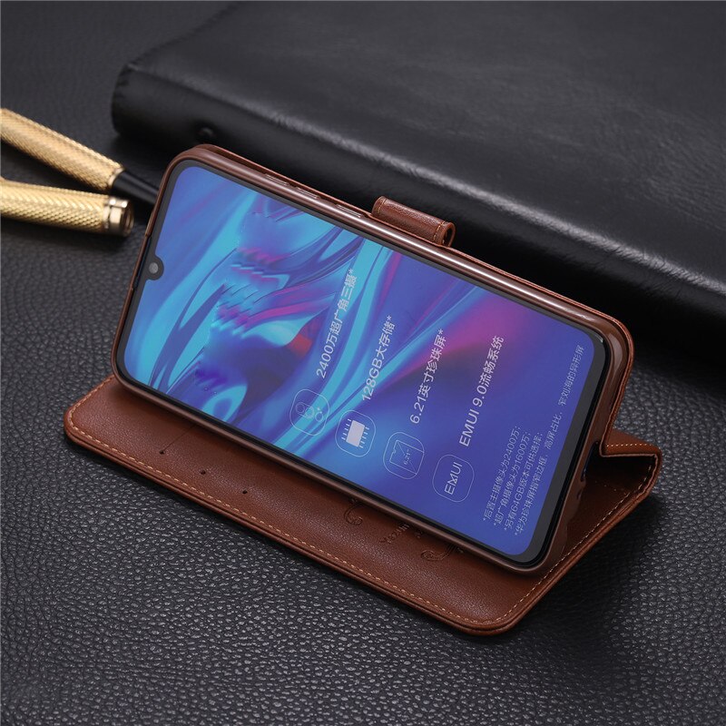 Voor Huawei Honor 10i 6.21 ''Case Flip Pu Lederen Stand Case Voor Voor Honor 8S 8X Boek stijl Telefoon Cover