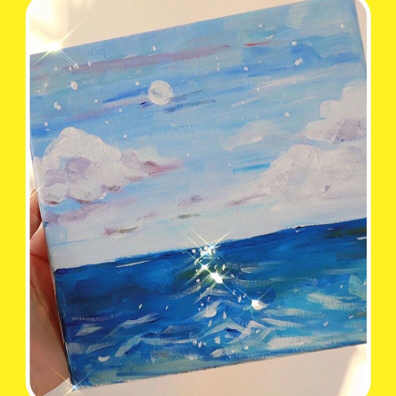 Oil canvas linen blend fine-grained coated cotton oil painting canvas medium coarse grain blank canvas acrylic paint art canvas