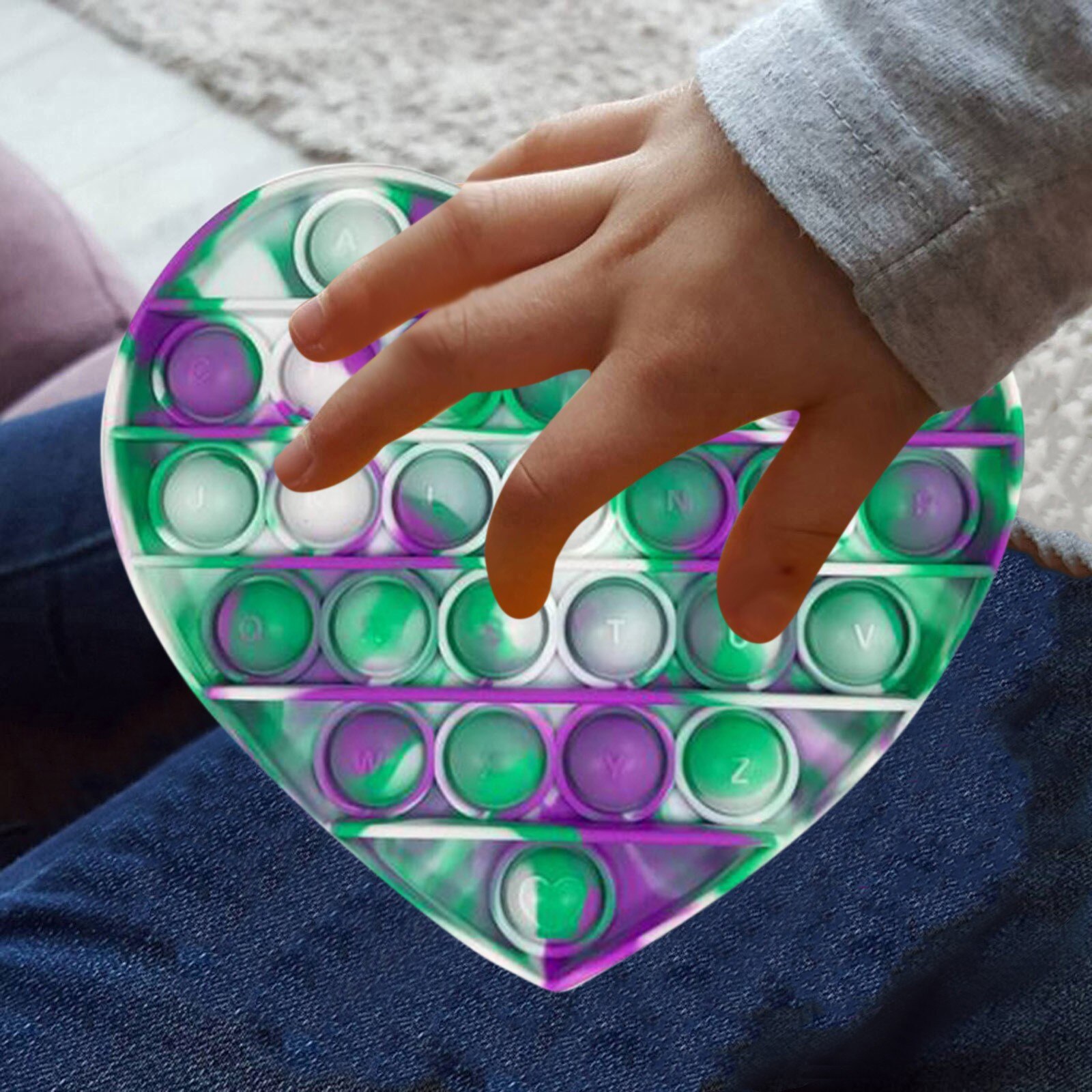 PopIt drücken blasiert Zappeln Spielzeug Erwachsene betonen Linderung Spielzeug Antistress PopIt Weiche Squishy Anti-betonen Anti betonen Kasten поп ит
