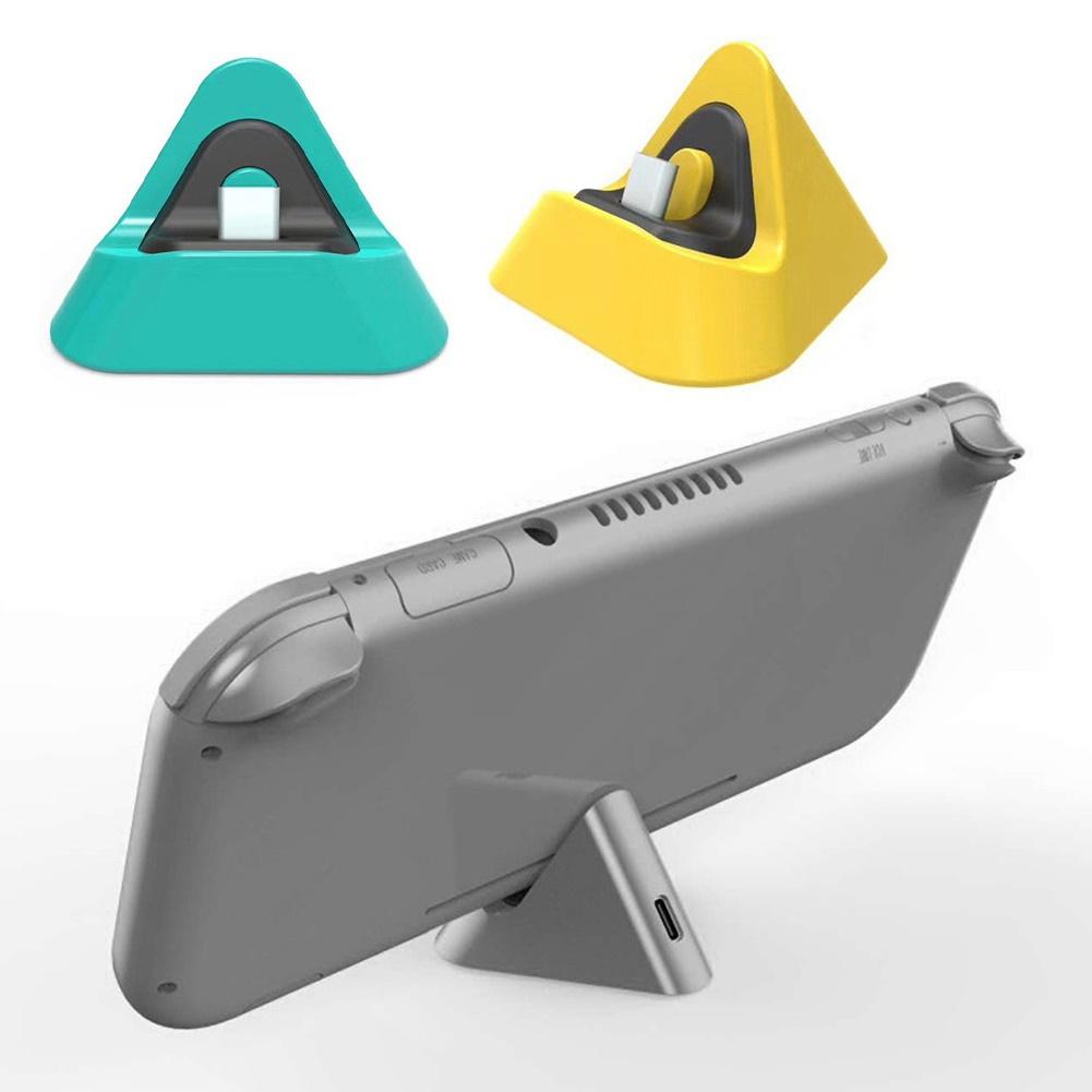 Portable Charging Dock for Nintendo Switch Lite Type C Charger Base Stand 3 Colors Charger Base Stand Charging Dock Switch