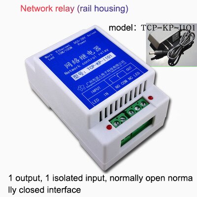 Ethernet network relay Remote switch 1 to 1 one switch controls multiple relay outputs networking control Switch controller: TCP-KP-I101