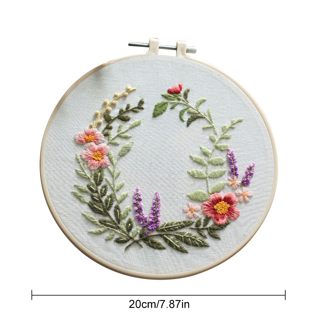 European Embroidery DIY Material Package Beginner Embroidery Semi-finished Product Kit: C