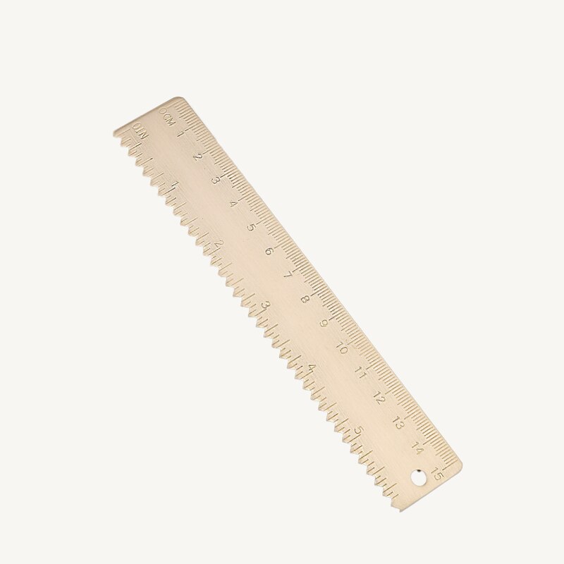 Brass straight ruler School Kids Set Measure Tools... – Grandado