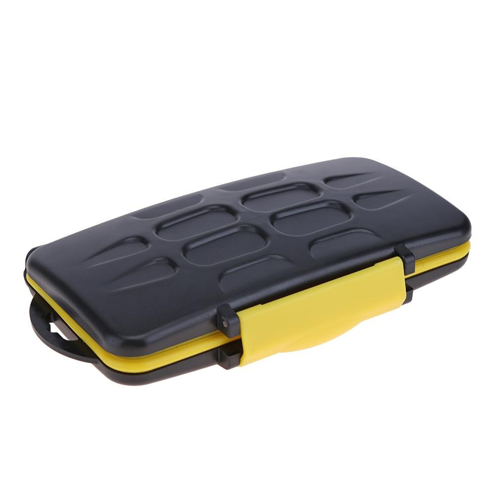 12 Slots Waterproof Memory Card Carrying Case SD Cards Protector Holder Box Storage Bag For SD/SDHC/SDXC/Micro SD/TF