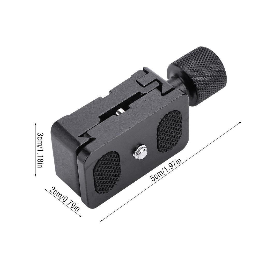 Aluminium Quick Release Plate Klem Adapter Mount Met 1/4 &quot;Schroef Voor Camera Tripod Ball Head Voor Fotografie Liefhebbers Accessoires