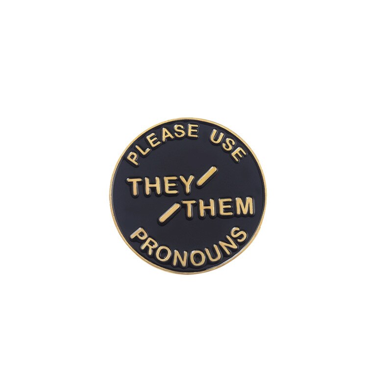 Broches rondes et noires en Denim pour l'éducation des enfants, broches à revers pour vêtements, , veuillez les utiliser: Default Title