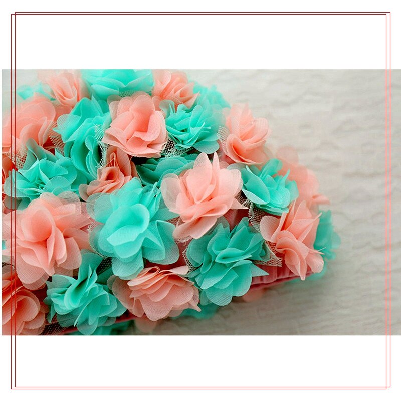 Gorros de baño con de flores para mujer, gorro de baño con de pétalos, ideal para deportes acuáticos al aire libre, para piscina