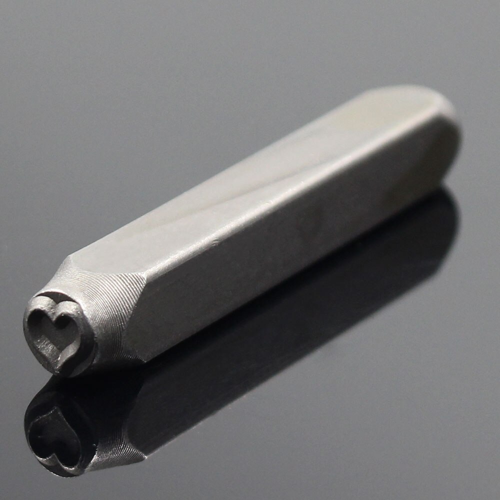 Leather Stamping Tool Set Carving Cross Star Heart Jewelry Stamping Mold Tool Leather Craft Stamp Punching Tool: light green