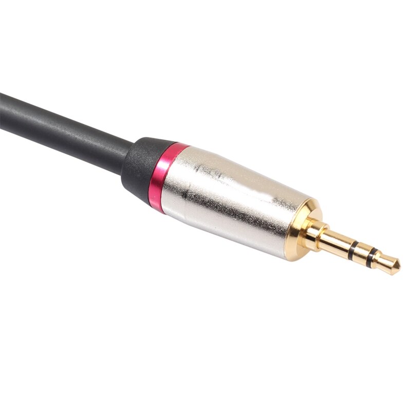 0.3M Xlr 3Pin Male To 3.5Mm Trs Male Stereo Plug Shielded Microphone Mic Connector Adapter