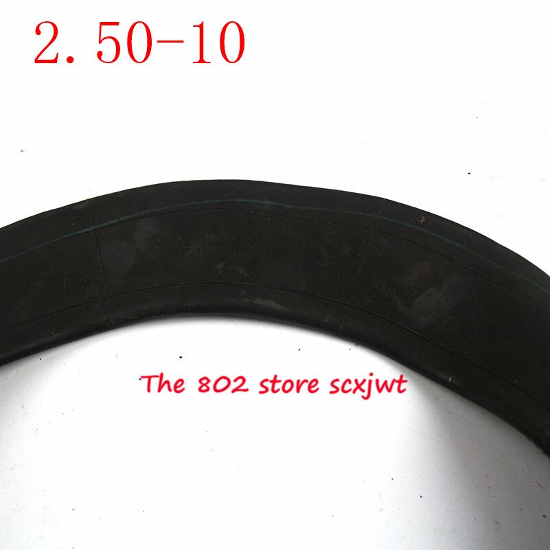Rubber Motorcycle Tyre 2.50-10 Inner Tube Outer Trye,front and Rear Wheel ,wheel Hub: inner tube