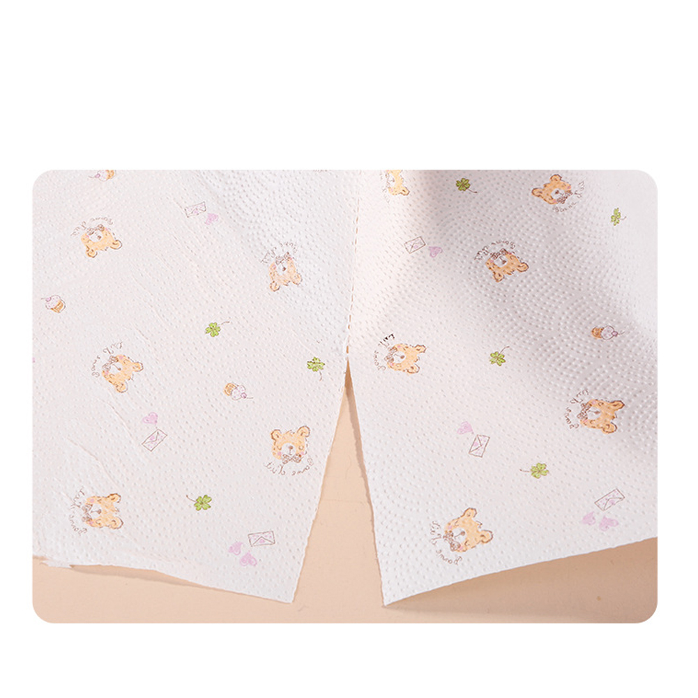 Kitchen Roll Paper Oil-absorbing Absorbent printing Paper Towels Disposable Lazy Cleaning Rag Paper
