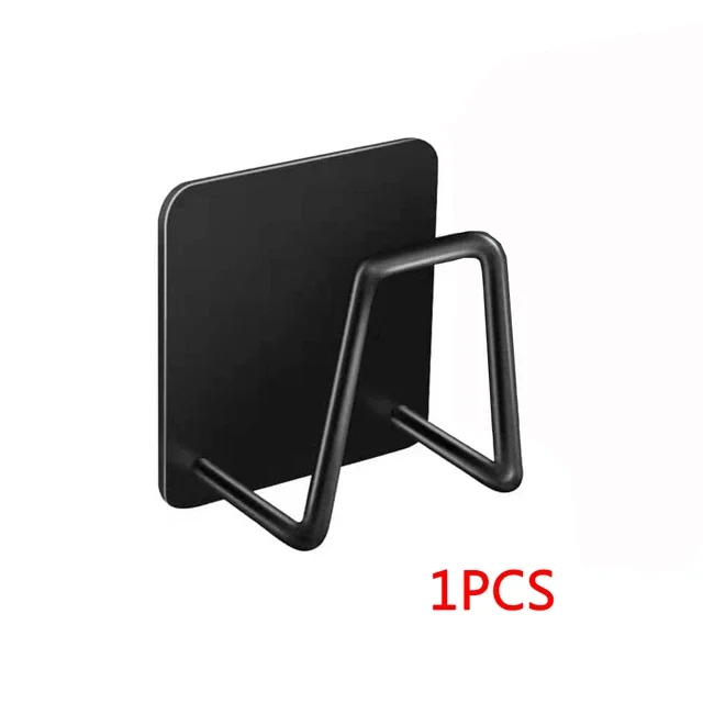 Porte-Éponge Auto-Adhésif en Acier Inoxydable pour Évier de Cuisine, Accessoire de vaccage,rangement cuisine,cuisine rangement organisation,rangement sous evier,accessoire salle de bain,kitchen accessories: vert clair