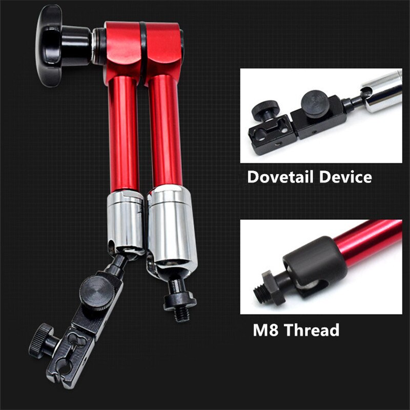 Flexible Dial Test Indicator Gauge Universal Magnetic Base Holder Stand Table Scale Precision Indicators Measurement Tool