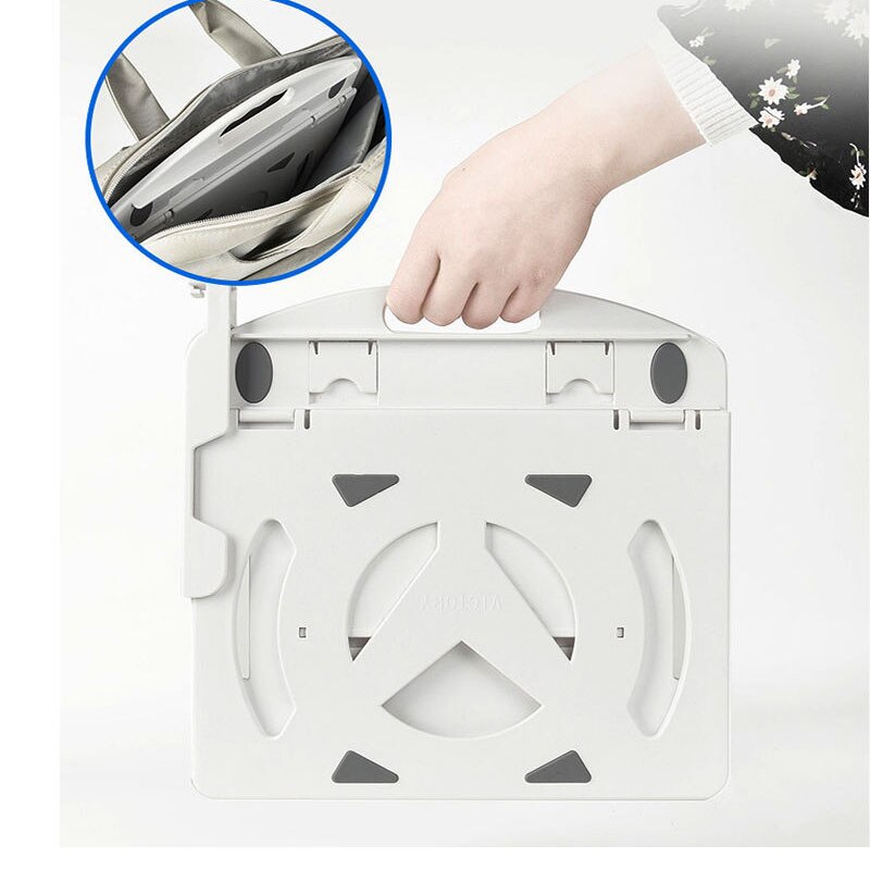 Bärbar soffa laptop bord hopfällbart notebook skrivbord multifunktionellt ergonomiskt mobilt bärbart bordsställ för säng