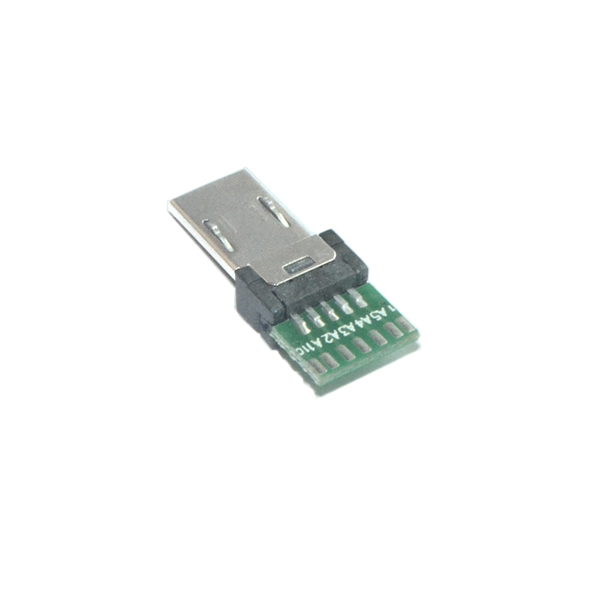 5 Pack WMZ Micro USB Connector With PCB Sony 15 Pin USB Plug Connectors 15 Pin Adapter For Sony Camera Flat Micro Mini Adapters
