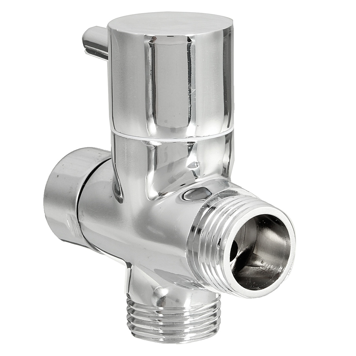 Brass Diverter Valve 3 way Water Separator Shower Tee Adapter Adjustable Shower Head Diverter Valve Bathroom Accessories