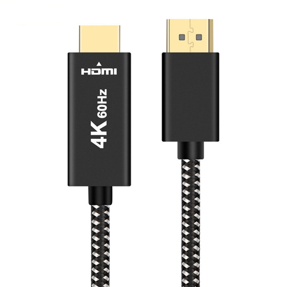 Displayport Kabel Hdmi Kabel 4K 60Hz Vergulde Displayport Dp Naar Hdmi Adapter Kabel Snoer Voor Pc Notebook voor Hdtv Projector 2M