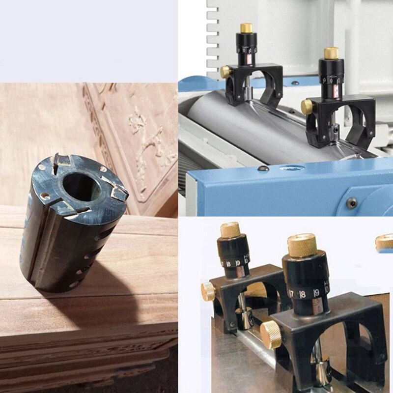 Calibrator Setting Magnetic Adjustable Planer Blade Cutter Setting Jig Gauge Adjustment Device Woodworking Tool