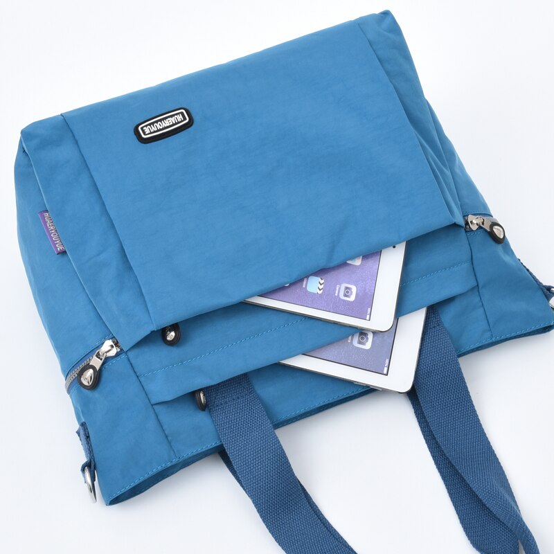 Bolso de hombro de nailon para mujer, bandolera de gran capacidad, resistente al agua, para el trabajo