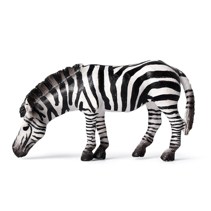 Classic Toy Figures Model Handmade Animal Zebra Accessories Boy's Furnishing Science Home Entertainment