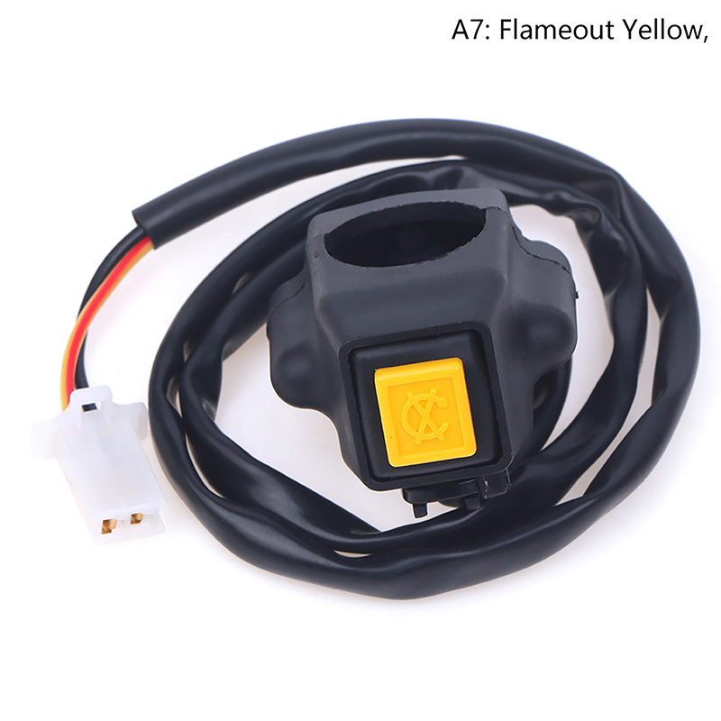 Durable ATV Motorcycle Dual Sport Quad Start Horn Kill Off Stop Switch Button Motorbike Accessories Control Handle Switches