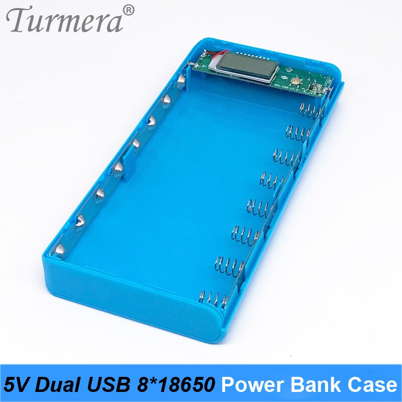 корпус для повербанка 5V Dual USB 8*18650 Power Bank Battery Box Mobile Phone Charger DIY Shell Case Suggest