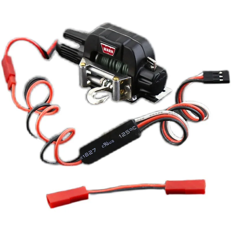 3CH afstandsbediening lier met hoogspanningskabel voor 1/10 Axiale SCX10 TRX4, Plug & Play RC Crawler Upgrade Onderdelen