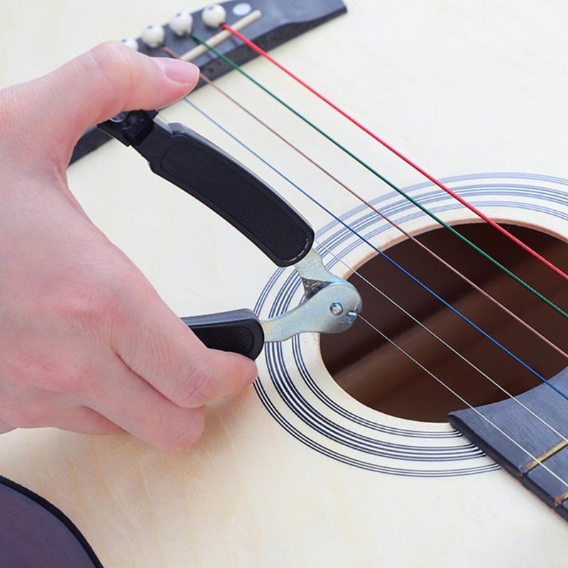 3 in 1 Multifunctional Guitar String Tool Guitar Bridge Pin Puller, Guitar String Winder Cutter, Guitar String Cutter
