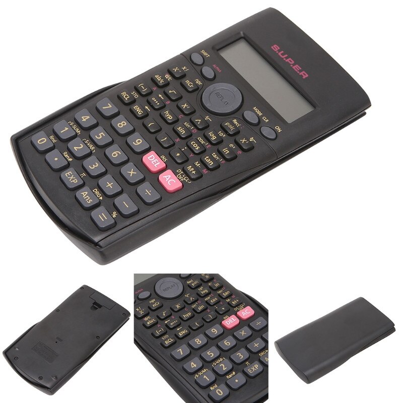 Student Multi-Function 2-Line Display 12 Digit Electronic Scientific Calculator 667C