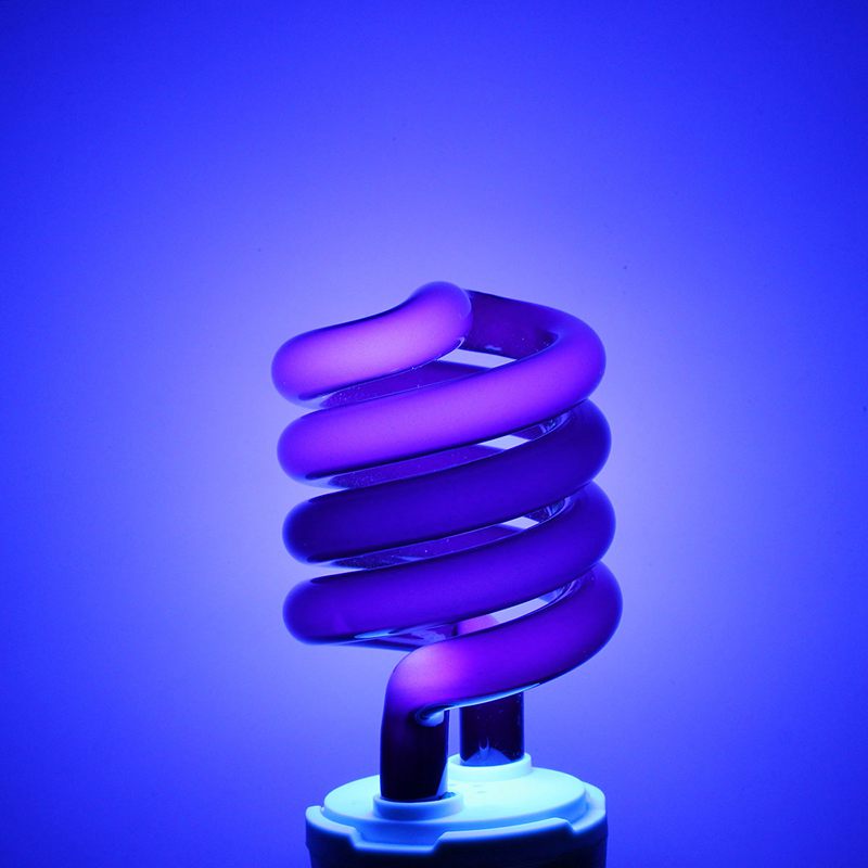Lâmpada uv e27 15/20/30w espiral enegy economia uv ultravioleta fluorescente preto luz cfl lâmpada lâmpadas violeta 220v 300-400nm