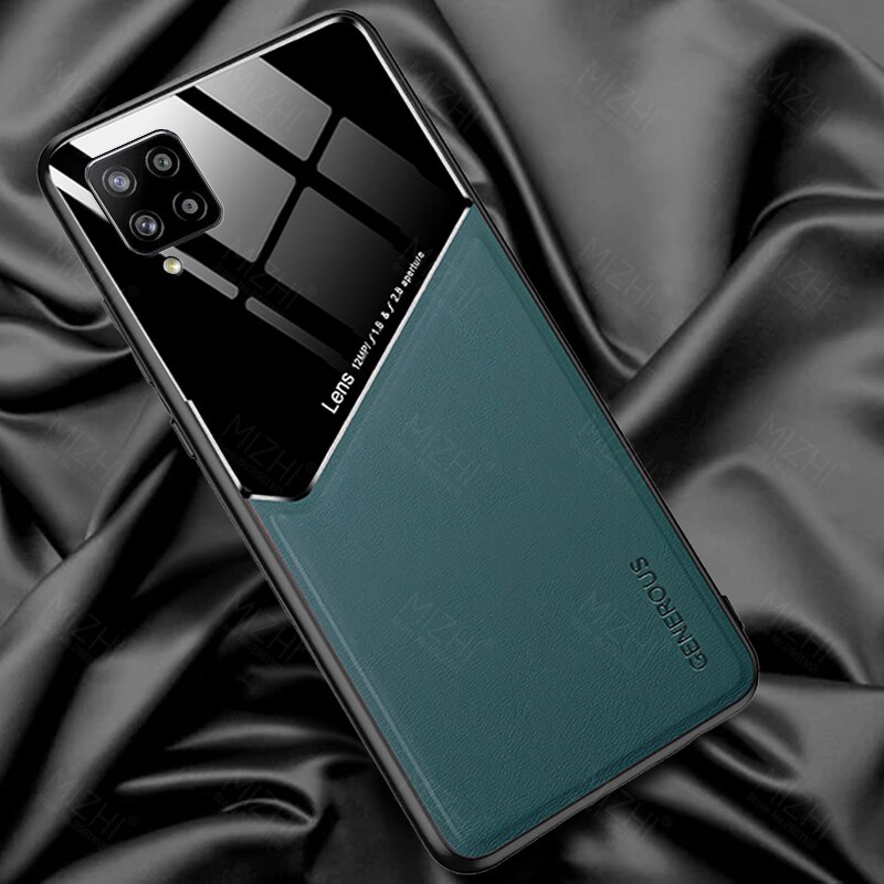 Para samsung a12 cuero caso De Teléfono magnético para samsung galaxy a12 12 a125f samsun galax Cámara cubierta de protección de coque