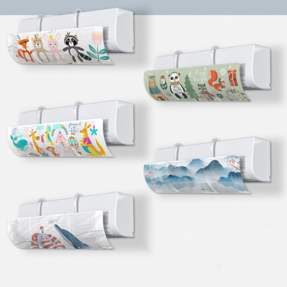 Adjustable Air Conditioning Cover Wind Deflector Windshield Air Conditioner Tools Air Baffle Shield Home Office Accessories