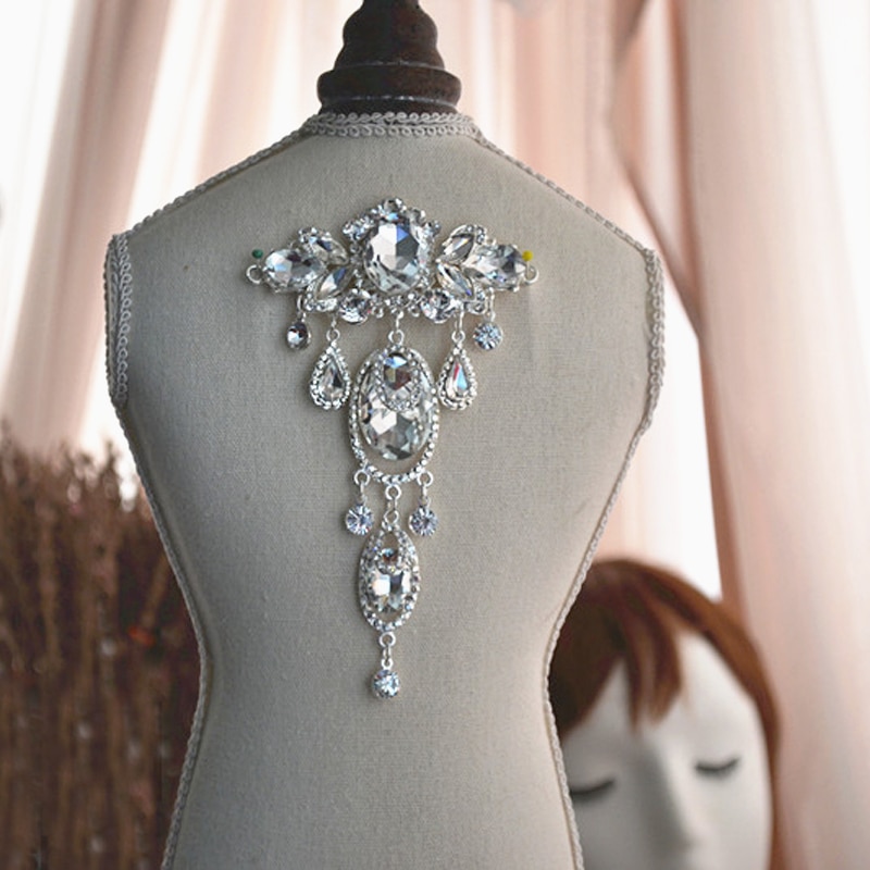 Bracelet Original Beige clair/Cristal robe Mariée/Mariage