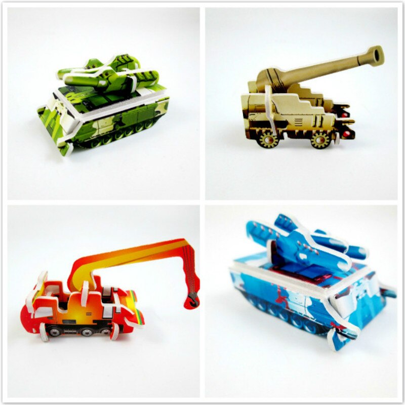Diy 3d zoogdieren puzzel papier dimensionaal model gemonteerd hersenkraker leerzame educatieve spellen speelgoed voor kinderen legpuzzel speelgoed