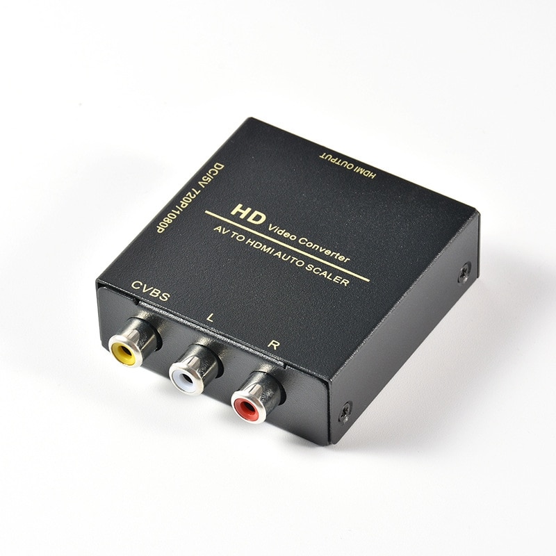 AV to HDMI Adapter RCA to HDMI HD Converter for PC//PS4/PS3/TV/STB/VHS/VCR/Camcorder/DVD 1080P